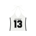 Women's Color Block Halter Crop Tank Top