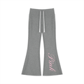 Women's Drawstring Flared Leg Pants